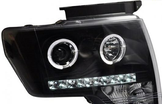 適用: フォード/FORD ラプター F150 ヘッドライト 2009-2011 LED DRL レンズ ダブル ビーム H7 HID キセノン BI 4300K～8000K 35W・55W AL-HH-0442 Car parts