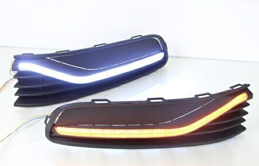 適用: VW フォルクスワーゲン/VOLKSWAGEN ポロ LED DRL 高光度 ガイド フォグ ランプ デイタイムランニングライト AL-HH-0496 Car parts｜オートパーツエージェンシー