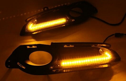 適用: ホンダ VEZEL14-15 LED DRL ベゼル フォグ ランプ デイタイムランニングライト 高光度 ガイド AL-HH-0613 Car parts｜オートパーツエージェンシー