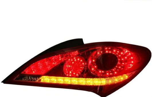 LED テール ランプ 適用: ヒュンダイ/現代/HYUNDAI ロヘンス クーペ テールライト リア ライト DRL + ターンシグナル ブレーキ リバース LE レッド AL-HH-0741 Car parts｜オートパーツエージェンシー