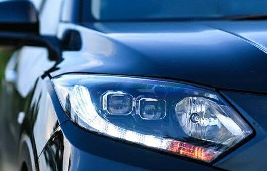 適用: ホンダ HRV ヘッドライト ベゼル LED ヘッドランプ エンジェル アイ DRL フロント ライト バイキセノン レンズ キセノン HID 4300K～8000K 35W・55W AL-HH-0785 Car parts