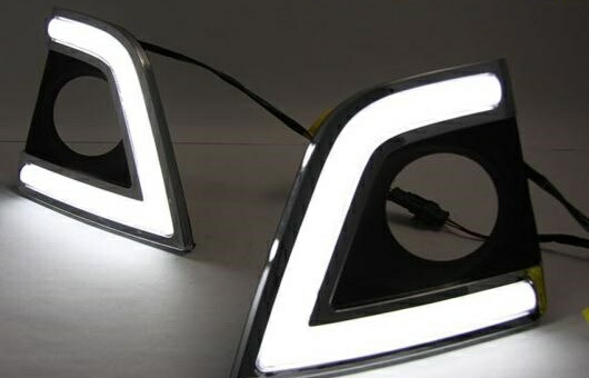 適用: トヨタ カローラ 14 LED DRL フォグ ランプ デイタイム ランニング 高光度 ガイド ライト 35W ホワイト・イエロー 5500K AL-HH-0841 Car parts