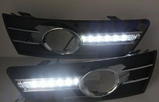 適用: フォルクスワーゲン/VOLKSWAGEN CC 09-13 LED DRL フォグ ランプ デイタイム ランニング 高光度 ガイド ライト 35W ホワイト 5500K AL-HH-0868 Car parts