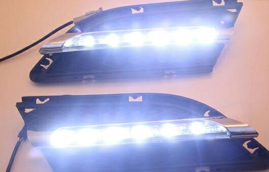 適用: BMW/ビーエムダブリュー3 2011-2013 LED DRL フォグ ランプ デイタイム ランニング 高光度 ガイド ライト 35W ホワイト 5500K AL-HH-0870 Car parts