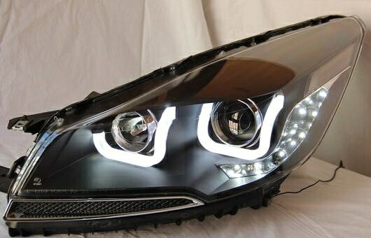 適用: フォード/FORD クーガ ヘッドライト 2013-16 エスケープ LED BI キセノン レンズ ロービーム ヘッドランプ ダブル U 4300K～8000K 35W・55W AL-HH-0910 Car parts
