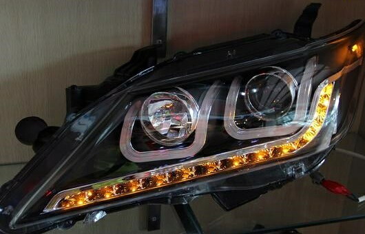 ヘッドランプ 適用: トヨタ カムリ U スタイル 2012-2013 LED ヘッドライト DRL H7/D2H HID キセノン BI レンズ 4300K～8000K 35W・55W AL-HH-0962 Car parts｜オートパーツエージェンシー