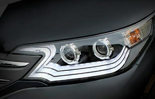 ヘッドライト 適用: ホンダ CR-V CRV 2012-2013 ヘッドランプ LED DRL フロント ライト バイキセノン レンズ キセノン HID 4300K～8000K 35W・55W AL-HH-0983 Car parts