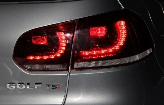 適用: テール ライト 2010-2012 VW ゴルフ 6 GTI LED リア フォグ ランプ DRL ブレーキ + パーク シグナル レッド AL-HH-1121 Car parts