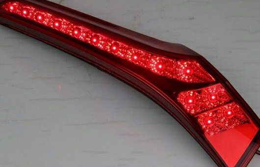 適用: テール ライト 2014 ホンダ フィット LED リア フォグ ランプ DRL ブレーキ + パーク シグナル レッド AL-HH-1137 Car parts｜オートパーツエージェンシー