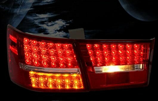 適用: ヒュンダイ/現代/HYUNDAI ソナタ NF LED テールライト 2006-2013 テール ライト リア ランプ DRL + ブレーキ パーク シグナル レッド AL-HH-1144 Car parts
