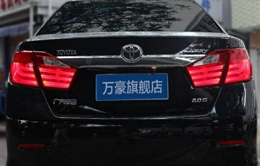 適用: トヨタ カムリ LED テールライト 2012-2014 テール ライト リア ランプ DRL + ブレーキ パーク シグナル レッド AL-HH-1184 Car parts