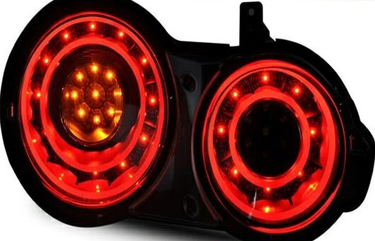 テール ランプ 適用: 日産 GTR R35 LED ライト 2007-2012 アルティス リア DRL + ブレーキ パーク シグナル ストップ レッド AL-HH-1223 Car parts