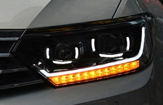 1 セット 2 ピース ヘッドランプ 適用: VW フォルクスワーゲン/VOLKSWAGEN パサート B8 ヨーロッパ仕様 2016 2017 ヘッドライト LED DRL 4300K～8000K 35W・55W AL-HH-1353 Car parts｜オートパーツエージェンシー