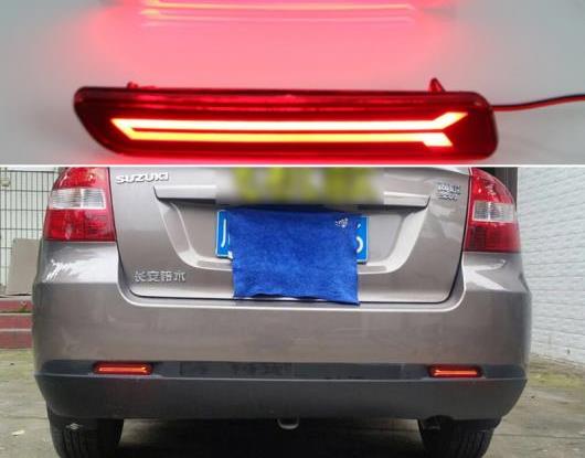 2ピース 適用: スズキ SX4 2007-2017 マルチファンクション LED リア バンパー ライト リア フォグランプ オート バルブ ブレーキ ライト リフレクター タイプA・タイプB AL-HH-1422 Car parts｜オートパーツエージェンシー 8,557円
