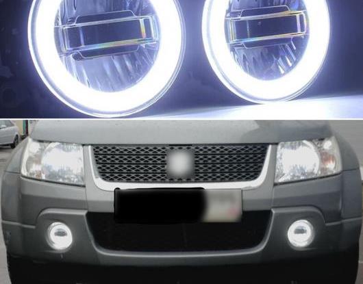 3in1 ファンクション オート LED エンジェルアイ デイタイムランニングライト プロジェクター フォグランプ 適用: スズキ グランド ビターラ 2007-2012 AL-HH-1437 Car parts
