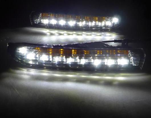 適用: フォルクスワーゲン/VOLKSWAGEN VW パサート CC 2009-2012 ターン イエロー シグナル スタイル リレー 防水 ABS 12V DRL LED デイタイムランニングライト AL-HH-1510 Car parts