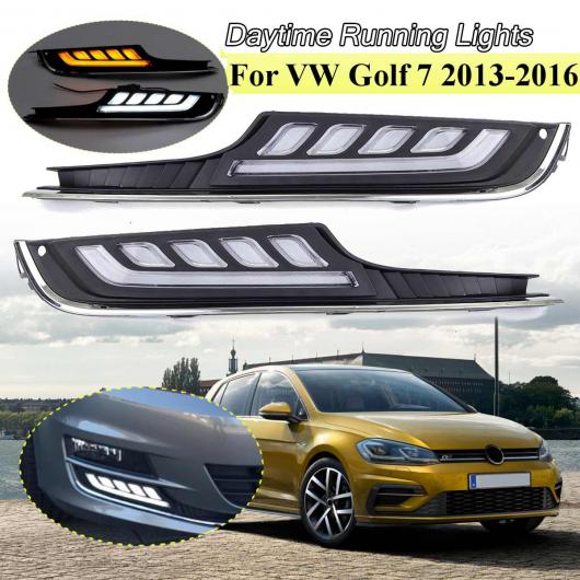 LED デイタイムランニングライト 適用: VW フォルクスワーゲン/VOLKSWAGEN ゴルフ 7 2013 2014 2015 2016 12V DRL フォグランプ カバー 2ピース/セット AL-HH-1862 Car parts