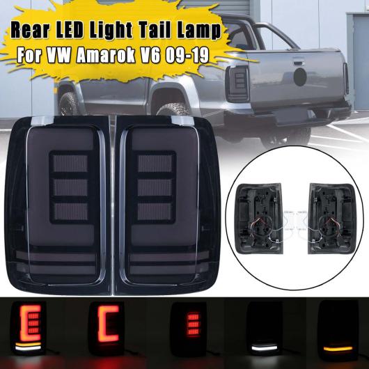 エクステリア オート ランプ リア LED ライト テール ランプ ターンシグナル 適用: VW アマロック V6 2009-19 LED DRL テール ライト ブラック・テール ライト レッド AL-HH-1863 Car parts|オートパーツエージェンシー