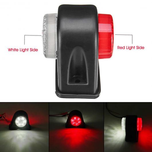12V 24V トラック 12 LED サイド マーカー ライト ダブル サイド インジケーター ランプ シグナル 適用: トレーラー ローリー バン キャラバン RV 4ピース AL-HH-2103 Car parts｜オートパーツエージェンシー