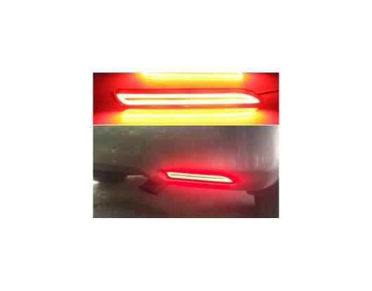 2ピース 適用: トヨタ シエナ 2013-2015 マルチファンクション テールライト LED リア フォグランプ バンパー ライト オート ブレーキ ライト リフレクター AL-HH-1416 Car parts