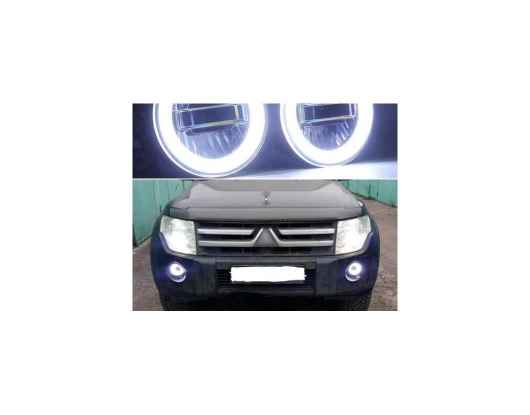 3in1 ファンクション オート LED エンジェルアイ デイタイムランニングライト プロジェクター フォグランプ 適用: 三菱 トライトン L200 2013-2018 AL-HH-1430 Car parts 27,469円