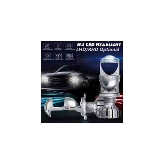 2ピース RHD LHD H4 LED ミニ/MINI（BMW） プロジェクター レンズ 1.5 ヘッドライト レンズ オート 自動車 LED バルブ HI/LO ビーム 12V 24V 右ハンドル 右・左ハンドル 左 AL-HH-1844 Car parts 11,484円