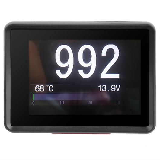 OBD 多機能 メーター デジタル 温度 電圧 スピード HUD ディスプレイ 多機能 メーター 温度 ゲージ タイプA SR-BB-8755 Car parts