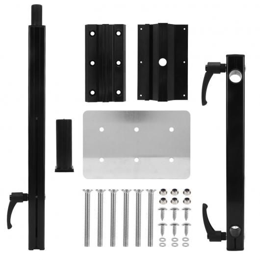 テーブル 脚 ブラック リモート 360° 回転 酸化 軽量 適用: RV ヨット タイプA SR-BB-8763 Interior parts for cars