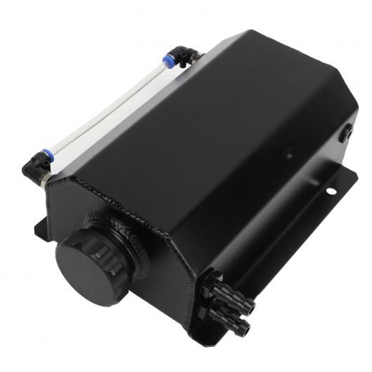 ラジエーター クーラント オーバーフロー アルミ 合金 2L 容量 ユニバーサル ラジエーター リザーバー ブラック SR-BB-8864 Car parts