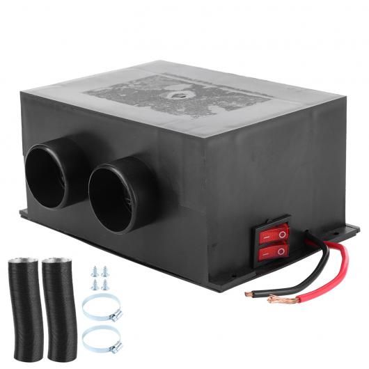 12V 600W ヒーター 2 ホール ポータブル ウィンター 冬 ヒート ウォーマー 霜取り ノイズレス 12V ヒーター デフロスター ブラック SR-BB-8922 Car parts