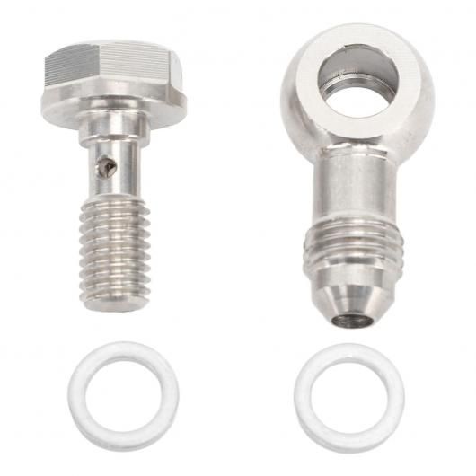 バンジョー キット M8 X 1.25MM AN4 バンジョー キット ハイ ベアリング 容量 ステンレス スチール バンジョー フィッティング ウォッシャー タイプA SR-BB-8999 Car parts