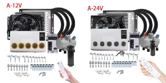 ユニバーサル ウォール-マウント オート 電動 エアコン コンプレッサー 12V 24V 適用: バン ストリート ロッド クラシック トラック A-12V・A-24V SR-CC-1115 Car parts｜オートパーツエージェンシー