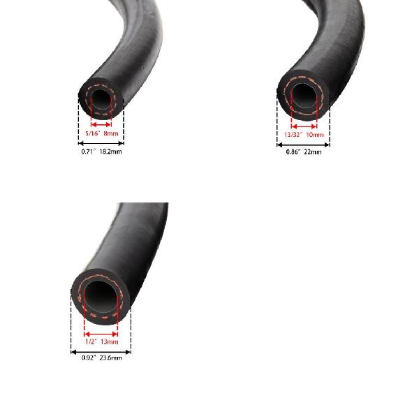 1M #6 #8 #10 R12 R134A エアコン 厚肉 ナイロン スタンダード バリア 冷媒 ホース クーラント ガス パイプ 適用: エアコン システム 8MM～13MM SR-CC-1142 Car parts