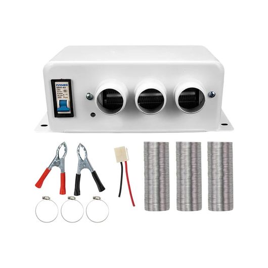 ユニバーサル 12V/24V ヒーター 電動 ヒート ファン デフロスター ウィンド スクリーン ドライヤー 自動車 パーキング ヒーター 適用: トラック トラクター 12V・24V SR-CC-1217 Car parts