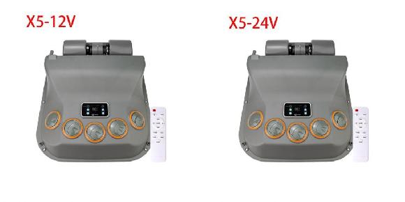 ユニバーサル ウォール-マウント エアコン エバポレーター アセンブリ 12V 24V ユニット 適用: バス トラック バン 掘削機 トラクター X5-12V・X5-24V SR-CC-1382 Car parts