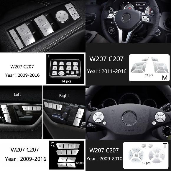 センター コンソール エアコン CD コントロール パネル カバー トリム 適用: メルセデス ベンツ E クラス クーペ W207 C207 アクセサリー タイプE～タイプT SR-CC-4390 Interior parts for cars