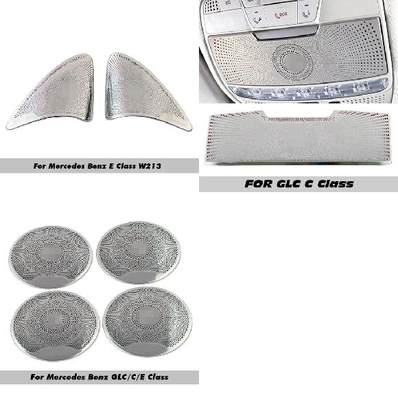 オーディオ スピーカー ドア ラウドスピーカー カバー トリム マット 適用: メルセデス ベンツ W213 W205 X253 リード ライト インテリア ルーフ E クラス W213～GLC C E クラス SR-CC-4417 Interior parts for cars