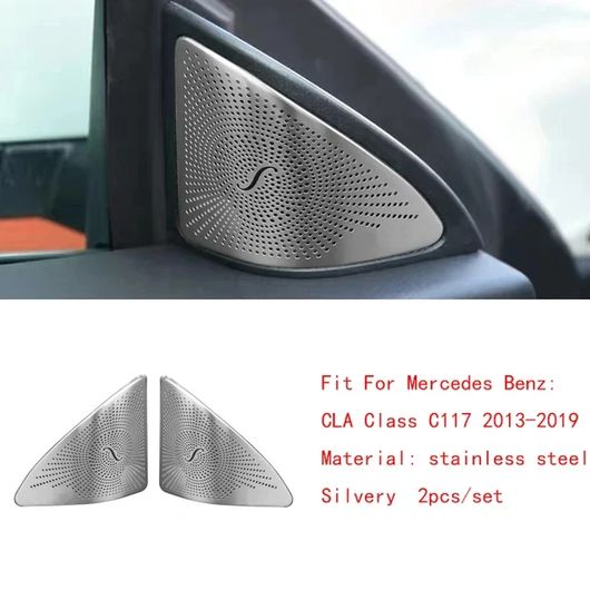 適用: メルセデス-ベンツ A CLA GLA クラス W176 X156 C117 スチール ドア スピーカー ステレオ 装飾 カバー スピーカー トリム カバー CLA クラス Aピラー SR-CC-4381 Interior parts for cars|オートパーツエージェンシー