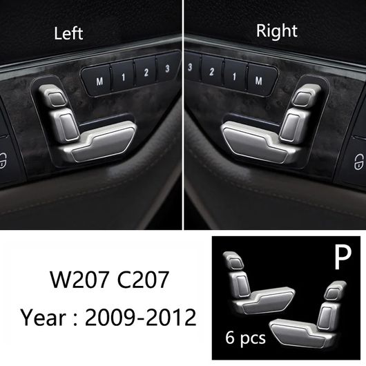リア アームレスト エキゾースト 通気口 アウトレット 装飾 カバー トリム 適用: メルセデス ベンツ E クラス E350 E500 E550 クーペ W207 C207 A207 タイプP SR-CC-4387 Interior parts for cars