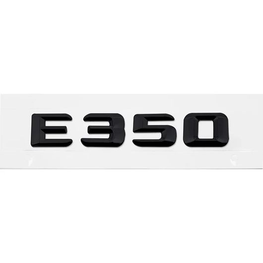 リア トランク 英数字 ステッカー テール ボックス エンブレム バッジ 適用: メルセデス ベンツ E クラス E300 E320 E350 E400 E420 E430 E500 E550 E350 ブラック プラスチック SR-CC-4588 Exterior parts for cars