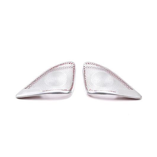 ステンレス インテリア A ピラー ドア オーディオ ステレオ スピーカー 装飾 カバー トリム アクセサリー 適用: メルセデス-ベンツ C-クラス W206 2022 2022-2025 W206 SR-CC-4618 Interior parts for cars
