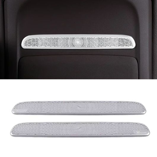 適用: メルセデス ベンツ GLE クラス W167 V167 GLE350 GLE450 2020 2021 フロント A ピラー オーディオ スピーカー カバー トリム フレーム マット シルバー 3 SR-CC-4874 Interior parts for cars
