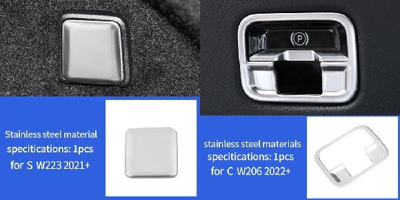 インテリア トリム 適用: メルセデス W223 Sシリーズ クラス 2021 2022 コントロール センター カバー カップ トリム S400 S450 S550 シガーソケット・ハンド ブレーキ ボックス SR-CC-4779 Interior parts for cars