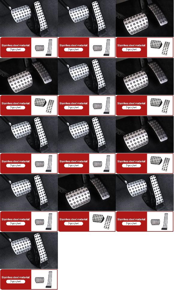 ブレーキ ペダル 適用: メルセデス GLE W167 V167 W223 E W213 C W205 W206 W176 W177 W117 W118 X156 X247 X157 GLC X253 GLS X167 アクセサリー EQE EQC EQS～C W205 SR-CC-4845 Interior parts for cars｜オートパーツエージェンシー