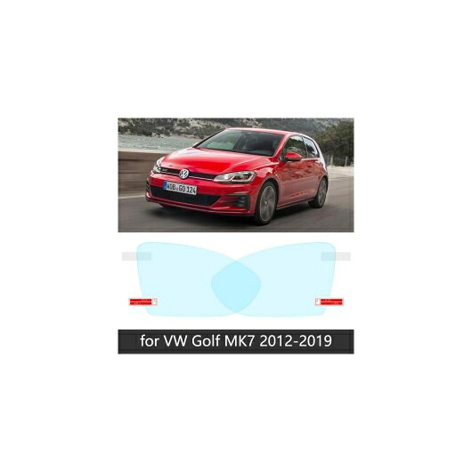 適用: フォルクスワーゲン/VOLKSWAGEN ゴルフ 7 MK7 2013-2019 フル カバー バックミラー ミラー 防雨 防曇 フィルム アクセサリー 2014 2015 2018 ゴルフ MK7 SR-CC-5152