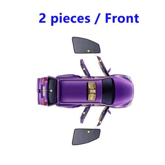 磁石 サンシェード 適用: BYD F6 2009 2010 2011 UV 保護 サン シェーディング サンシェード プライバシー バイザー 2ピース フロント ウィンドウ SR-CC-5604 sunshade