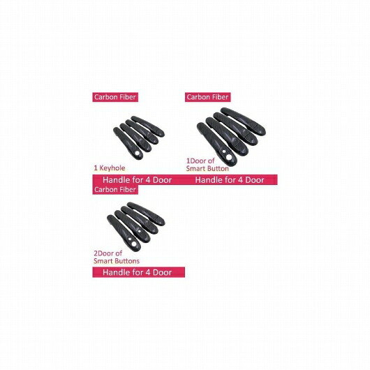 適用: 日産 マイクラ マーチ K13 2011 2012 2013 2014 2015 2016 カーボン ドア ハンドル カバー 保護 エクステリア ステッカー 4 ハンドル 1 キーホール～4 ハンドル 2 ボタン SR-CC-5476 Exterior parts for cars｜オートパーツエージェンシー 7,196円