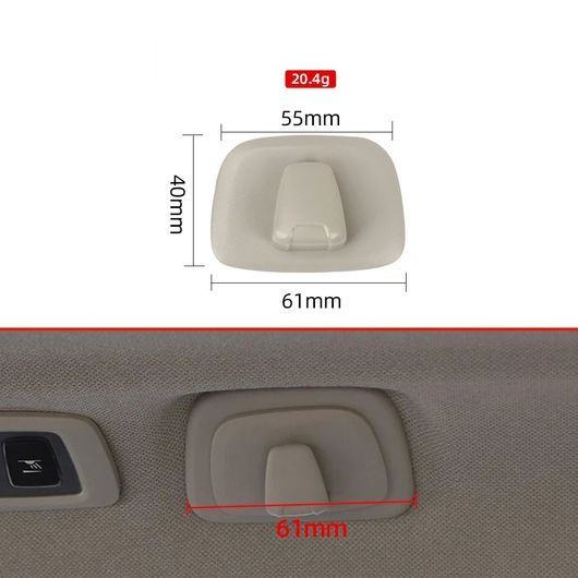 2ピース インナー ハンガー フック 後列 クリップ 適用: ボルボ/VOLVO 2018-2020 モデル XC40 XC60 ~XC90 2016-2020 ルーフ フック ベージュ 2ピース・ブラック 2ピース SR-CC-6855 Interior parts for cars 6,335円