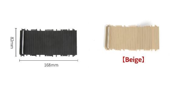 インナー インドア センター コンソール ローラー ブラインド カバー 適用: BMW 3シリーズ E46 316 318 320 325 328 51167038333 ブラック・ベージュ SR-CC-6666 Interior parts for cars