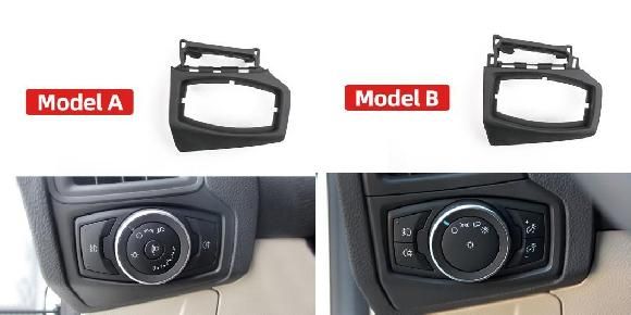 ヘッドライト スイッチ トリム フレーム パネル カバー ロー & ハイ レベル 構成 適用: フォード/FORD フォーカス 2012-2018 タイプA・タイプB SR-CC-6732 Car parts